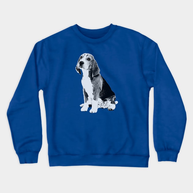 beagle Crewneck Sweatshirt by big_owl